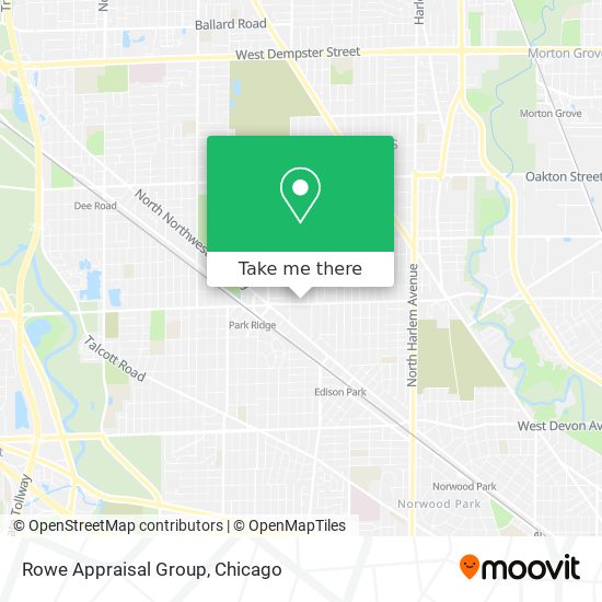 Rowe Appraisal Group map