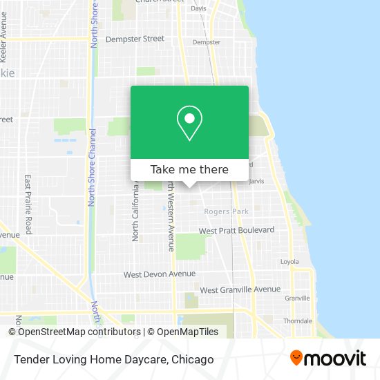 Tender Loving Home Daycare map