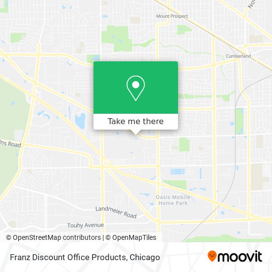 Mapa de Franz Discount Office Products