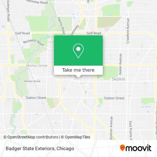 Badger State Exteriors map