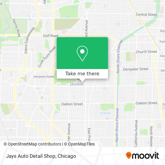 Mapa de Jays Auto Detail Shop