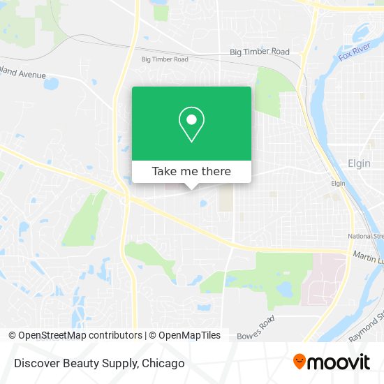 Mapa de Discover Beauty Supply