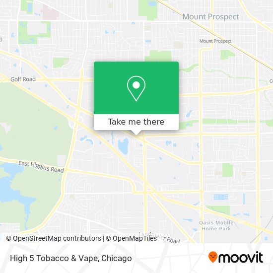 High 5 Tobacco & Vape map