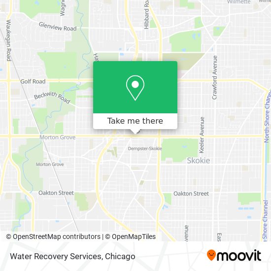 Mapa de Water Recovery Services