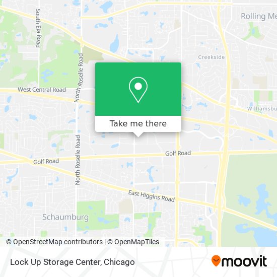 Lock Up Storage Center map