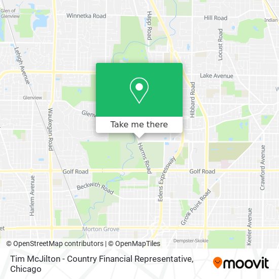 Mapa de Tim McJilton - Country Financial Representative