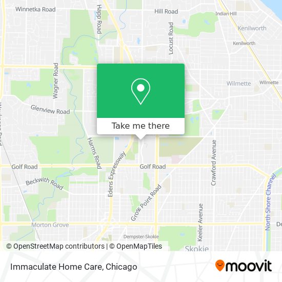 Immaculate Home Care map