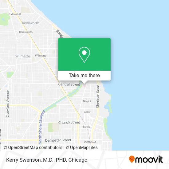 Kerry Swenson, M.D., PHD map