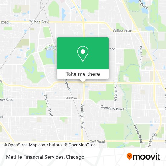 Metlife Financial Services map