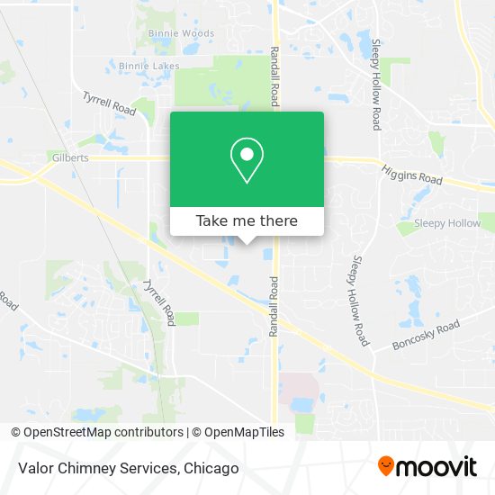 Valor Chimney Services map