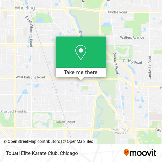 Mapa de Touati Elite Karate Club
