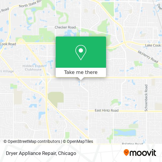 Mapa de Dryer Appliance Repair