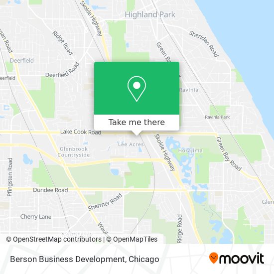 Berson Business Development map