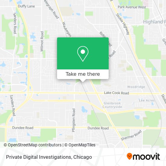 Private Digital Investigations map