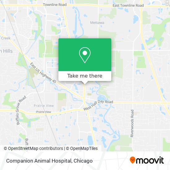 Mapa de Companion Animal Hospital