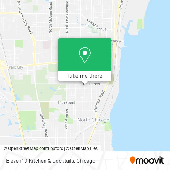 Eleven19 Kitchen & Cocktails map