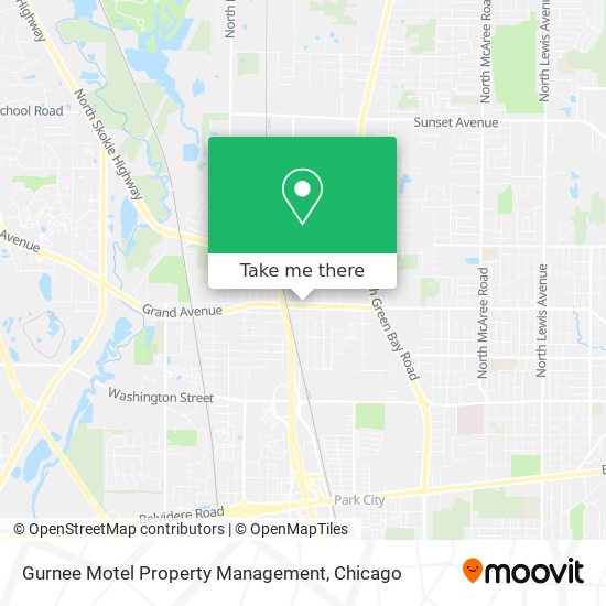 Gurnee Motel Property Management map