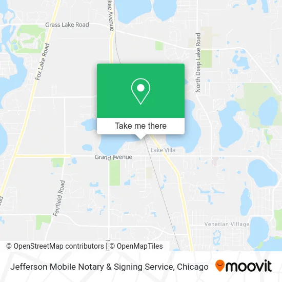 Jefferson Mobile Notary & Signing Service map