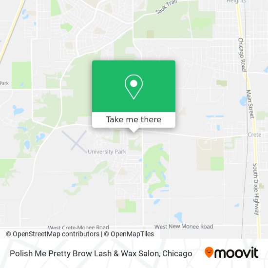 Polish Me Pretty Brow Lash & Wax Salon map