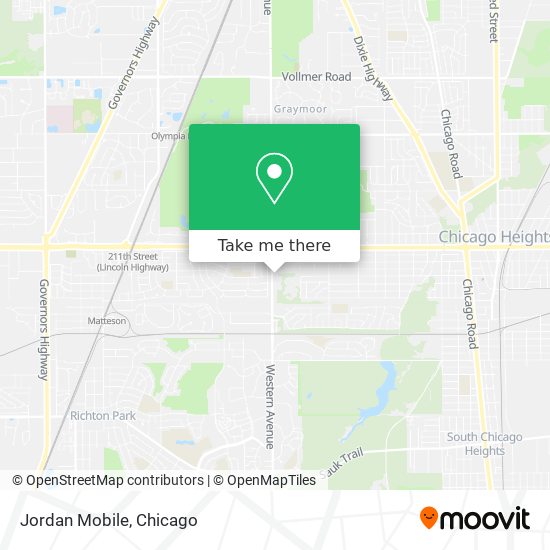 Jordan Mobile map