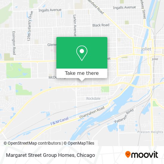 Margaret Street Group Homes map