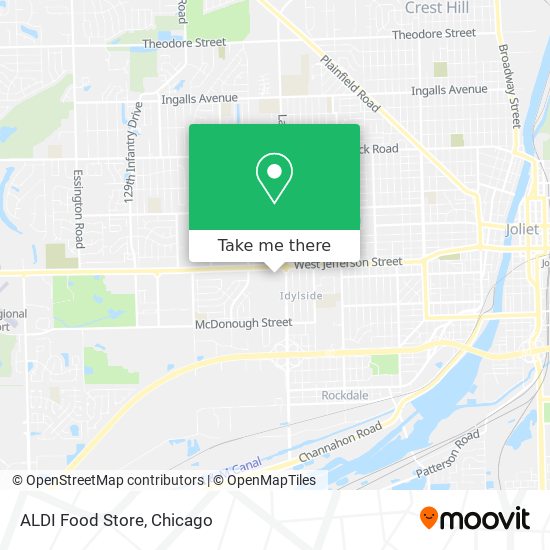 ALDI Food Store map