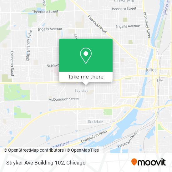 Mapa de Stryker Ave Building 102