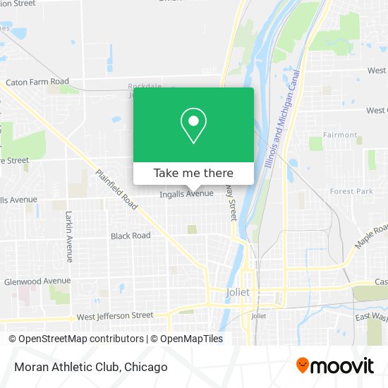 Moran Athletic Club map