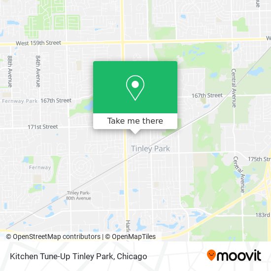 Mapa de Kitchen Tune-Up Tinley Park