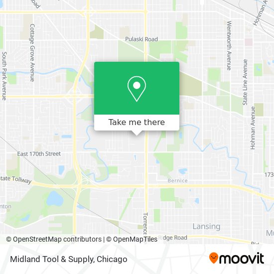 Midland Tool & Supply map