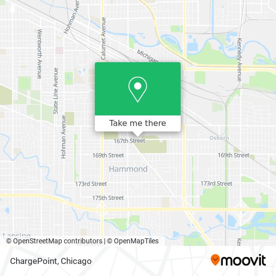 ChargePoint map