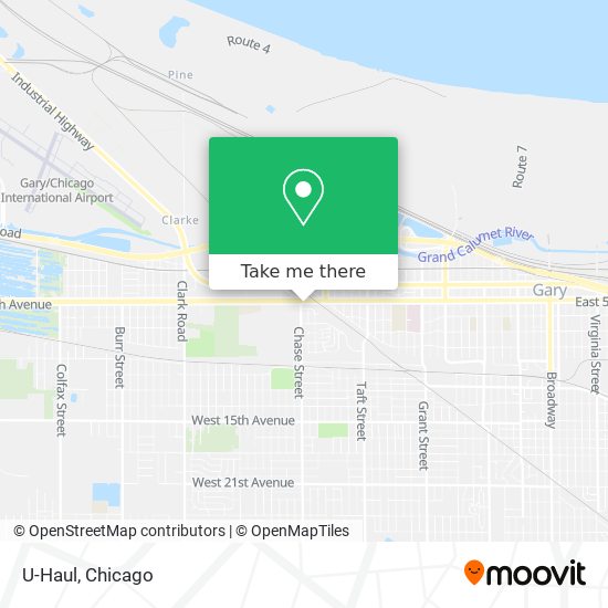 U-Haul map