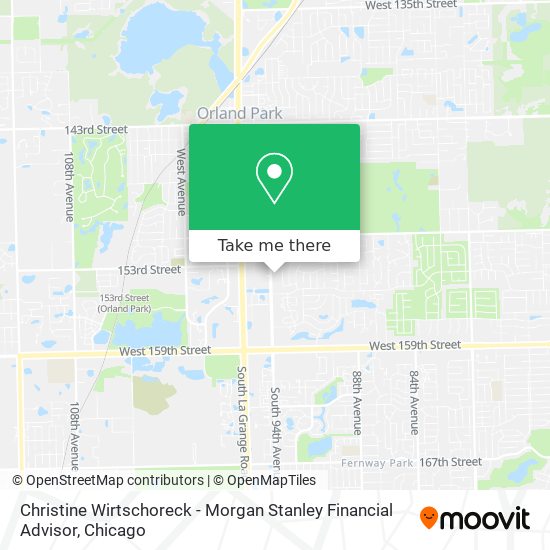 Mapa de Christine Wirtschoreck - Morgan Stanley Financial Advisor