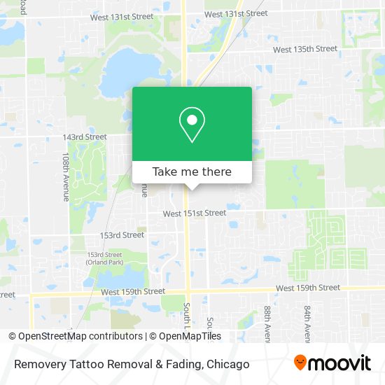 Mapa de Removery Tattoo Removal & Fading