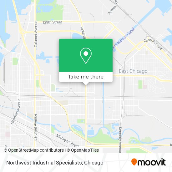 Northwest Industrial Specialists map