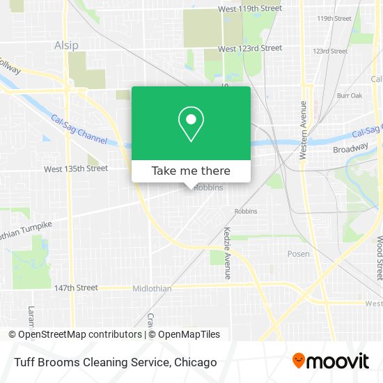 Tuff Brooms Cleaning Service map