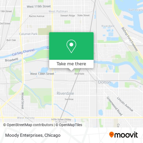 Moody Enterprises map