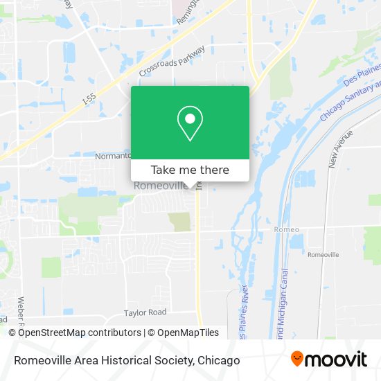 Mapa de Romeoville Area Historical Society