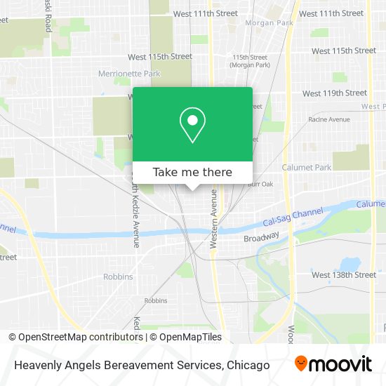 Heavenly Angels Bereavement Services map