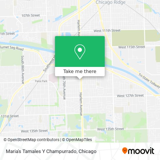 Maria's Tamales Y Champurrado map