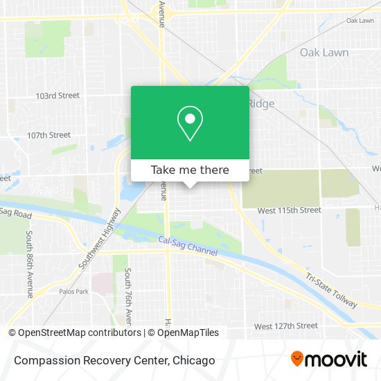 Compassion Recovery Center map