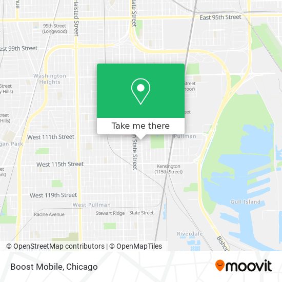 Mapa de Boost Mobile