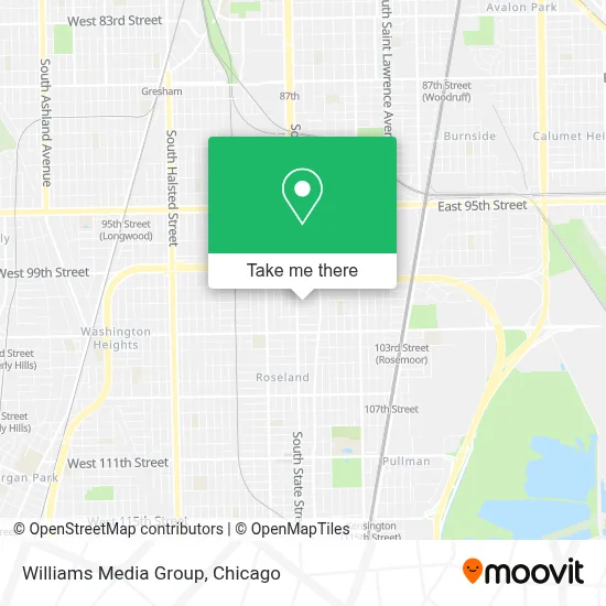 Williams Media Group map