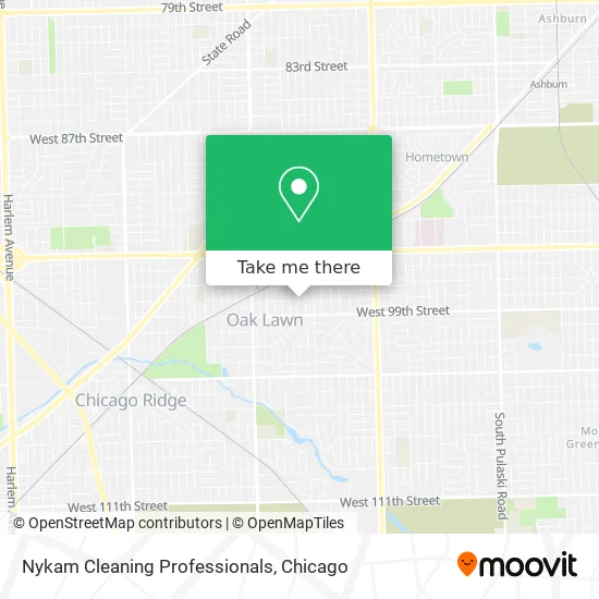 Nykam Cleaning Professionals map