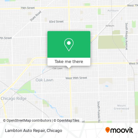 Lambton Auto Repair map