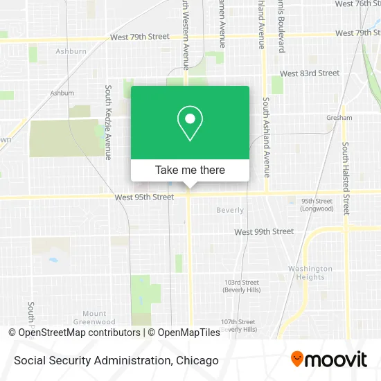 Social Security Administration map