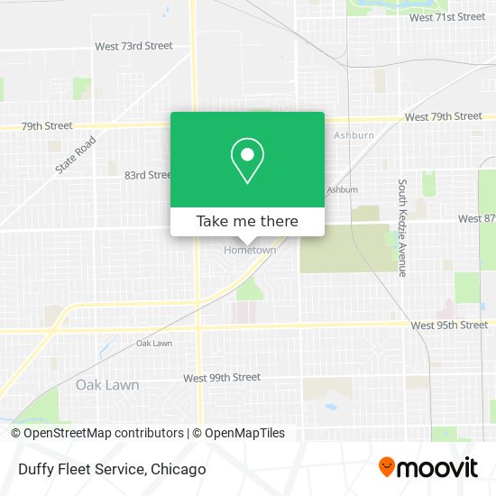 Duffy Fleet Service map