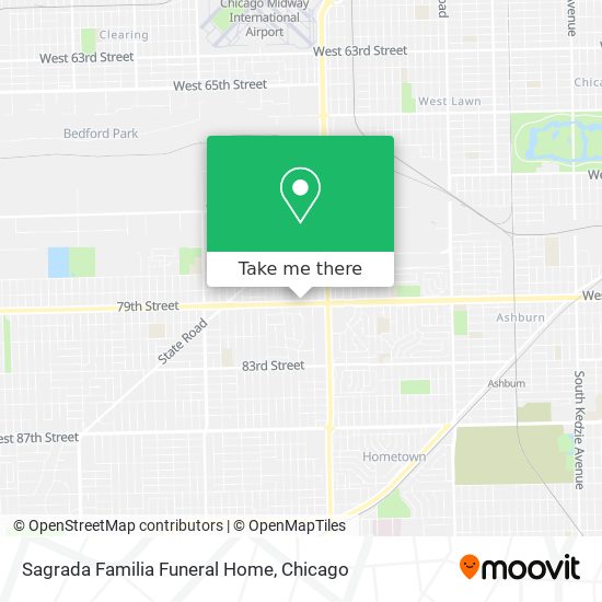 Sagrada Familia Funeral Home map