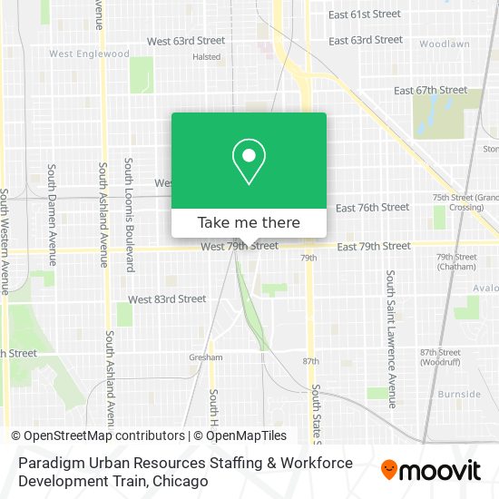 Paradigm Urban Resources Staffing & Workforce Development Train map
