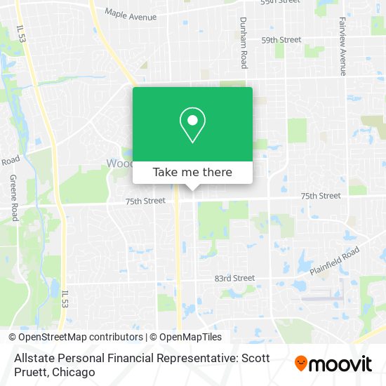 Allstate Personal Financial Representative: Scott Pruett map